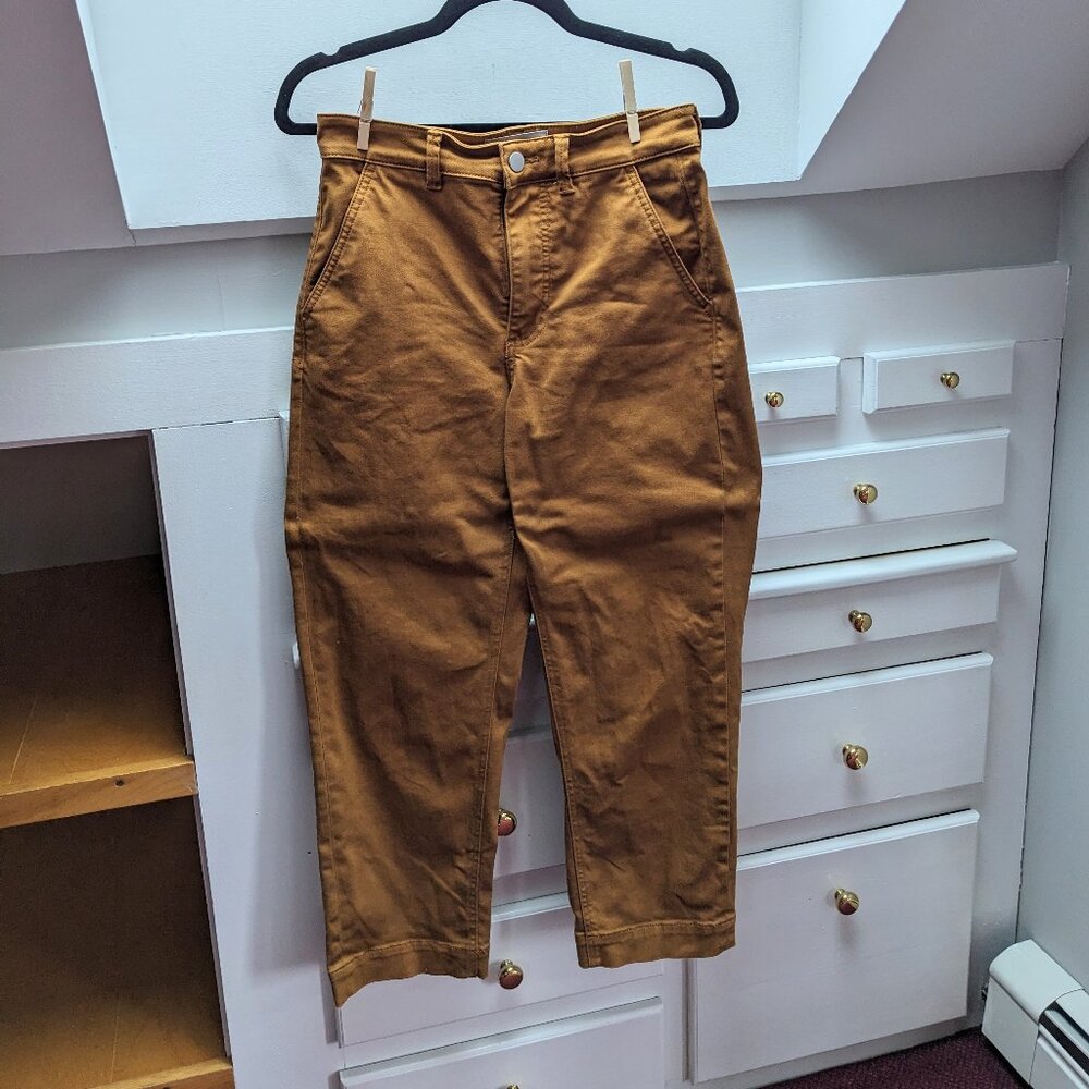 [SOLD] Everlane Straight Leg Crop in Golden Brown